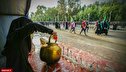 عکس/مسیر پیاده روی زائران حسینی از بصره به کربلای معلی