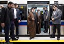 عکس/ افتتاح ۵ ایستگاه مترو تهران با حضور رئیس‌جمهور