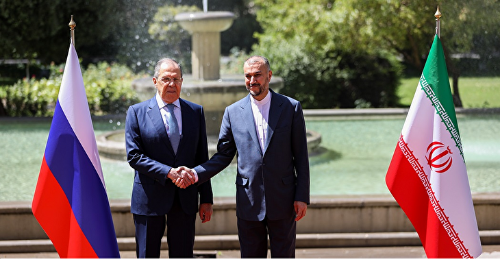 دیدار وزرای خارجه ایران و روسیه