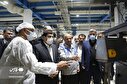 عکس| افتتاح خط تولید مکانیزه «کاتالیست» خودرو با حضور معاون اول رئیس جمهور