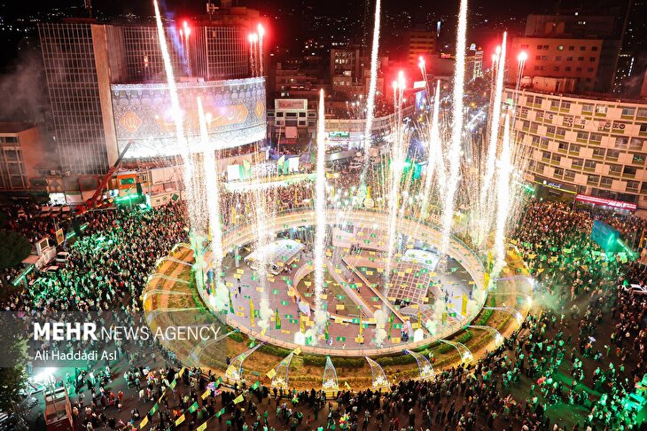 تصاویر/ جشن بزرگ امام رضایی‌ها در تهران
