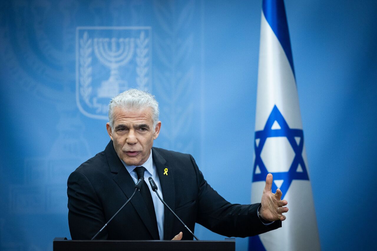 لاپید: می‌توانیم کابینه نتانیاهو را سرنگون کنیم