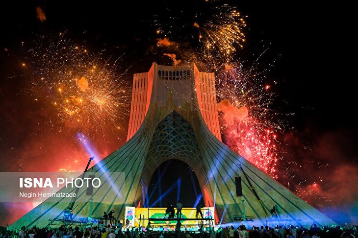 تصاویر/ مهمونی ۱۰ کیلومتری غدیر در تهران