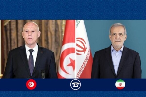 پزشکیان در گفت‌وگوی تلفنی با رئیس جمهور تونس: ملت‌های اسلامی می‌توانند جنایت علیه فلسطین را متوقف کنند