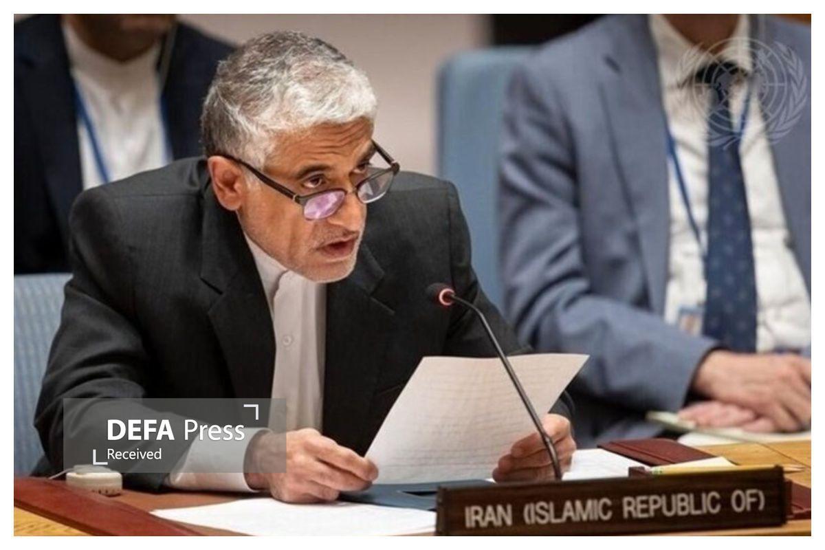 نماینده ایران در شورای امنیت: رئیس جمهور آمریکا با تهدید ایران به اقدام نظامی منشور سازمان ملل را به صورت صریح نقض می‌کند