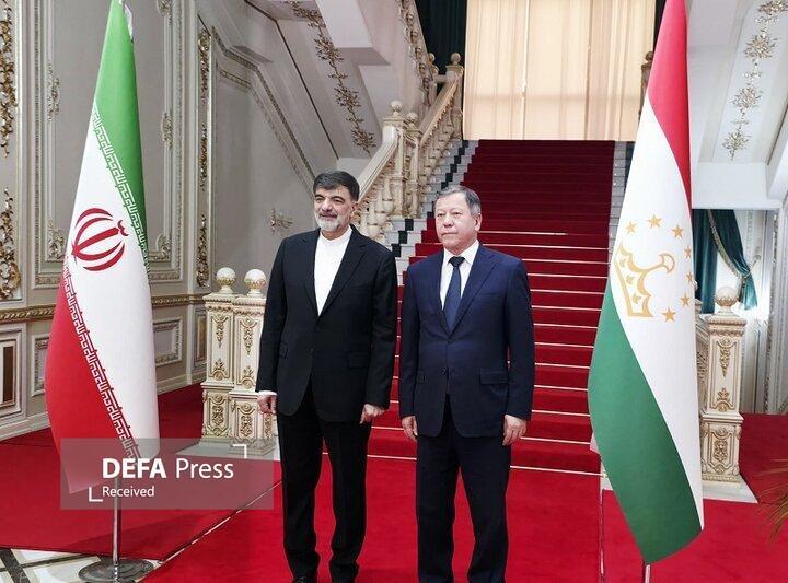 ديدار سردار رادان با وزير امور داخله تاجيکستان