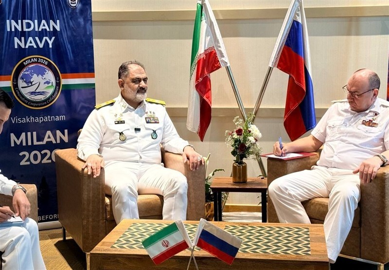 دیدار امیر ایرانی با فرماندهان دریایی روسیه و عربستان