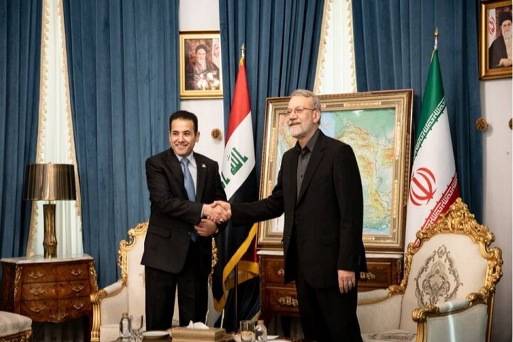 تأکید لاریجانی و همتای عراقی بر توسعه همکاریهای اقتصادی و امنیتی