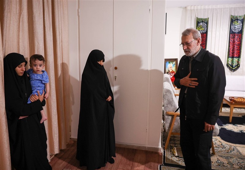 دیدار لاریجانی با خانوادهی شهید سرلشگر محمد کاظمی دیدار لاریجانی با خانوادهی شهید سرلشگر محمد کاظمی