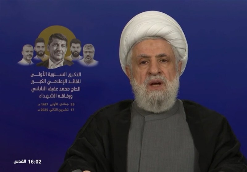 شیخ نعیم قاسم: «نبیه بری» عنصر ثبات لبنان است