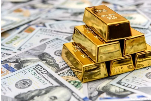 وال‌استریت: دلار آمریکا در برابر طلا می‌بازد