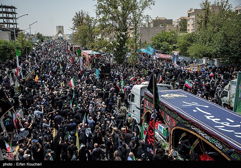 تمهیدات پلیس راهور تهران برای تشییع شهدای گمنام