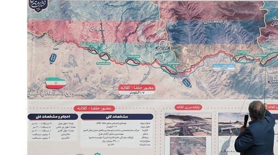 ۶۲ کیلومتر ریل‌گذاری تا تکمیل کریدور شمال-جنوب از جلفا