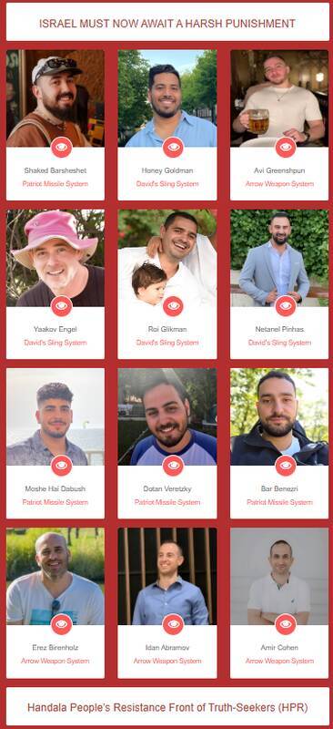 حنظله هویت ۱۳ طراح سامانههای پدافندی اسرائیل را افشا کرد حنظله هویت ۱۳ طراح سامانههای پدافندی اسرائیل را افشا کرد