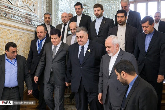 
10- دیدار رئیس مجلس سوریه با ظریف
