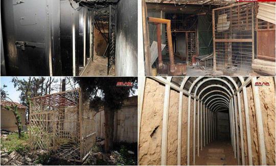 زندان گروه سلفی-تروریستی «جیش‌الاسلام» در دوما در شرق دمشق موسوم به «زندان توبه» که زندانیان قبل از اعدام در آن نگهداری می‌شدند.