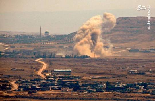 نیروی هوایی ارتش سوریه در عملیاتی موفق، مواضع تروریستها را در بلندی‌های اشغالی جولان مورد هدف قرار داد.