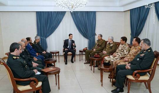سرلشکر باقری رئیس ستاد کل نیروهای مسلح ایران که به سوریه سفر کرده است،  با بشار اسد رئیس جمهور سوریه دیدار و گفتگو کرد.

