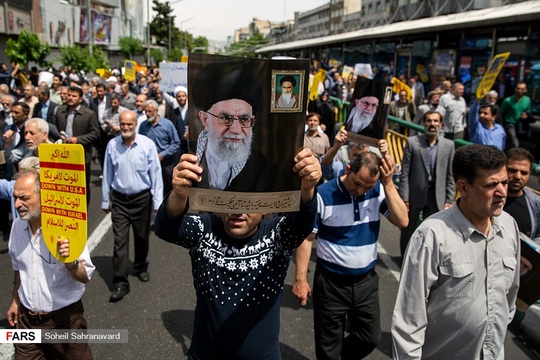 راهپیمایی حمایت از «بیانیه شورای عالی امنیت ملی» در تهران