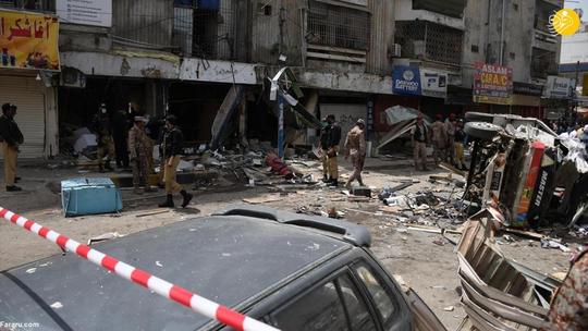 انفجار در کراچی پاکستان