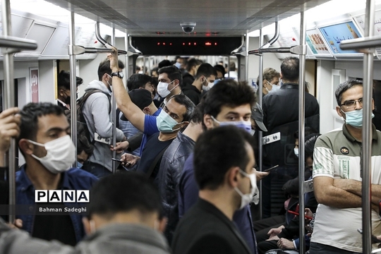 وضعیت مترو تهران در شرایط قرمز کرونایی!