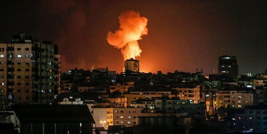 حمله هوایی و توپخانه‌ای اسرائیل به نوار غزه