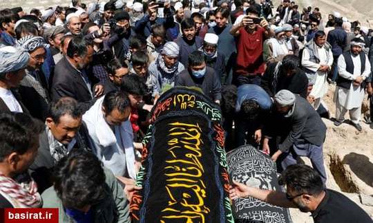 تدفین شهدای حادثه های ترورسیتی انفجار در کابل
