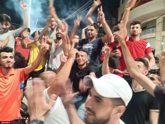 شادی اهالی غزه بعد پیروزی مقاومت و اعلام آتش بس از جانب رژیم اشغالگر صهیونیستی