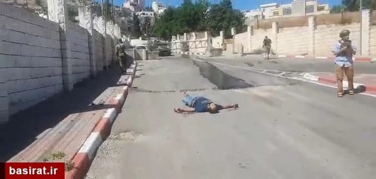 یک جوان ۲۴ ساله فلسطینی که به ضرب گلوله سربازان اسرائیلی در بخش قدیمی شهر «الخلیل» به شهادت رسید