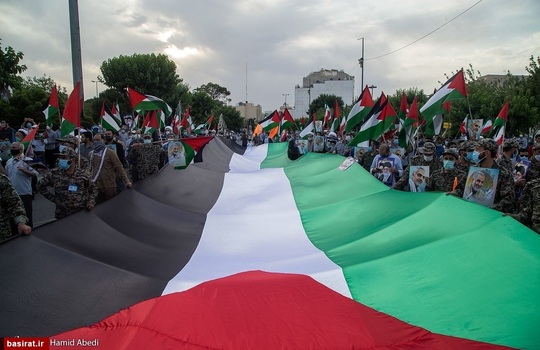 جشن پیروزی مقاومت اسلامی فلسطین در قم