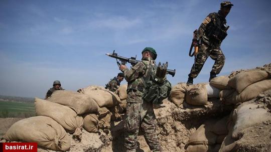 تصویری از پیکار نیروهای دولتی افغانستان با طالبان