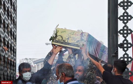 مراسم تشییع و تدفین دو شهید گمنام در استان گلستان