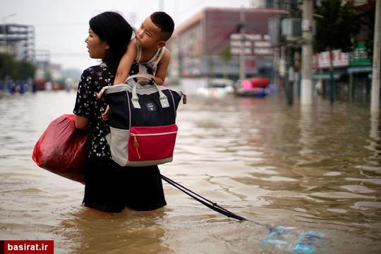سیل ناشی از بارندگی در چین که در 1000 سال گذشته بی سابقه بوده است