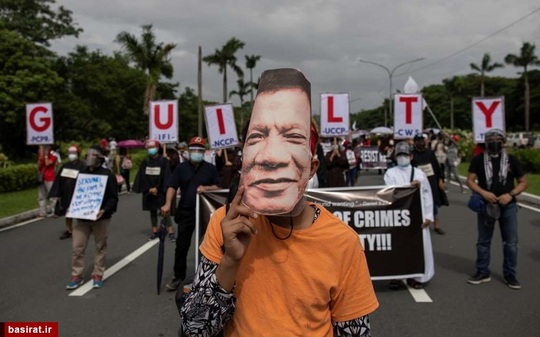 اعتراضات به رئیس جمهور فیلیپین در شهر کوزون این کشور