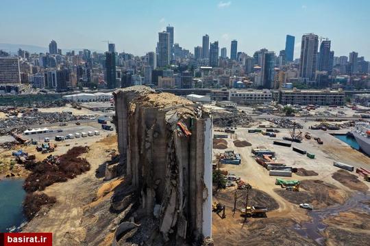 تصویری از بند بیروت در لبنان پس از گذشت یک سال از انفجار