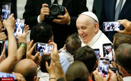 دیدار عمومی پاپ فرانسیس در رم-ایتالیا
