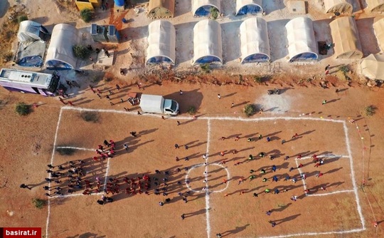 مسابقات المپیک آوارگان جنگی از میان 120 جوان ساکن 12 اردوگاه مهاجران در استان ادلب سوریه