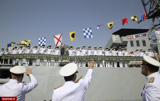 مراسم استقبال از ناوگروه ۷۵ نیروی دریایی ارتش