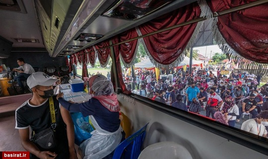 واکسیناسیون اتوبوسی در مالزی