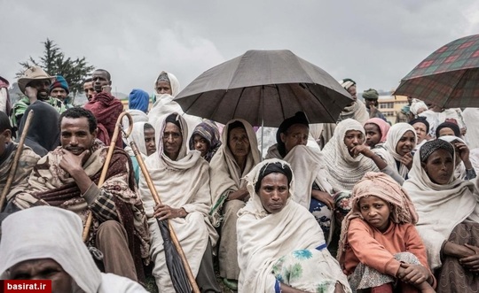 افرادی که از جنگ داخلی فرار کرده اند- اردوگاه موقت آوارگان، اتیوپی
