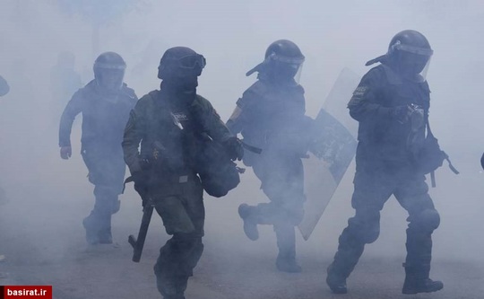 خشونت و درگیری پلیس در اعتراضات کشاورزان-بولیوی