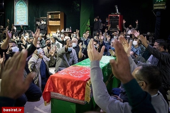 وداع با پیکر جانباز شهید سردار حسین صفری در معراج شهدای تهران 