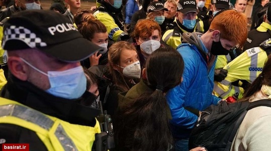 تظاهرات در انگلستان پیش از برگزاری اجلاس آب و هوایی گلاسکو