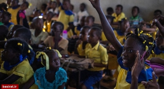 مدارس با حضور کثیر دانش آموزان در هائیتی