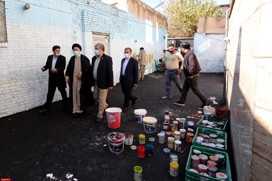 بازدید سرزده رئیس جمهور از محله شهید هرندی تهران