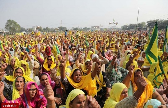 برگزاری اولین سالگرد اعتراضات کشاورزان در پاکورا چوک-هند