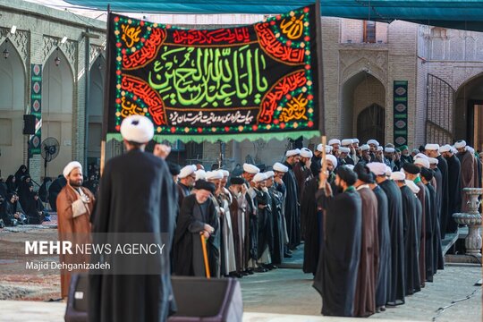 عزاداران حسینی مهمان روحانیون یزدی