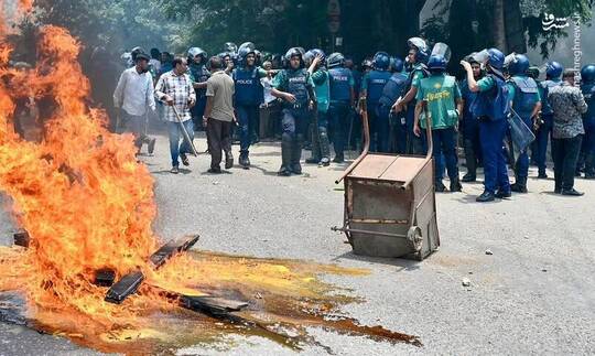 اعتراضات خونین دانشجویی در بنگلادش