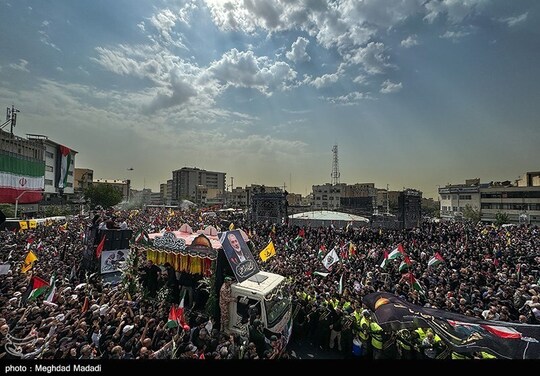 مراسم تشییع شهید اسماعیل هنیه در تهران