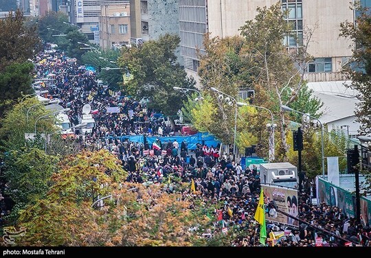 راهپیمایی ۱۳ آبان در تهران